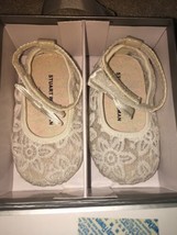 My First Weitzman White Lace 9-12 Month Size 4 Baby Shoes - £31.44 GBP