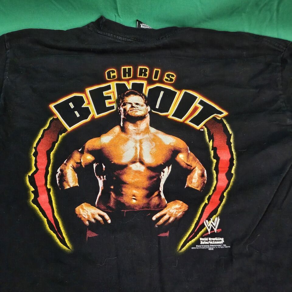 Primary image for Chris Benoit shirt Vintage Wwe 2004 Crippler Crossface WWE WWF ECW Tshirt Tee