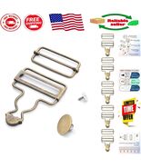 Stylish Bronze Metal Overall Buckles - 1-1/2&quot; Adjustable Clips for DIY S... - $18.59 CAD