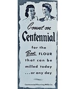 CENTENNIAL FLOUR - 1946 Vintage Print Ad - FLOURING MILLS CO. Best Flour... - $14.01 CAD