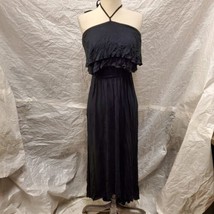 Mossimo Women&#39;s Black 100% Rayon Dress, Size S - £19.54 GBP
