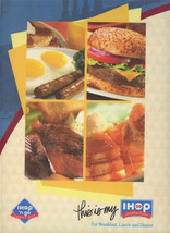 This Is My IHOP International House of Pancakes 10 Page Menu 2008 - £25.45 GBP