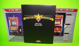 SMK American Classics Slot Machine Flyers Portfolio Keno Draw Poker Casi... - $34.68