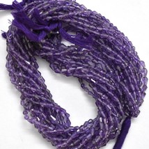 Natural Amethyst 5x3mm Briolette Bulb Shape Gemstone Beads 13&quot; Strand BD... - $109.33