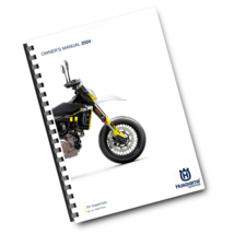 HUSQVARNA 2024 - 701 SUPERMOTO - OWNERS MANUAL - REPRINTED COMB BOUND - $25.25