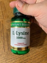 Natures Bounty L-Lysine 1000 MG 60 Tablets - £15.50 GBP