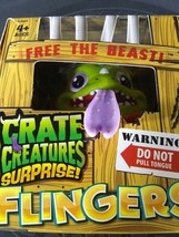 Crate creatures surprise flingers series 1 Sizzle Fling em MGA Green monster 4+ - £14.33 GBP