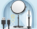 This Is The Gospire 8-Point5&quot; Led Vanity Mirror For Women In Black. It H... - £31.33 GBP