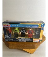 Make-It Blocks Monster Truckers  NEW Sealed (5 Mini Figures In 1 Box) - $109.47 MXN