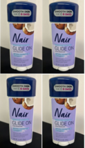 4 x  Nair Hair Remover Sensitive Skin Formula Glides Away Coconut Oil 3.... - £18.98 GBP
