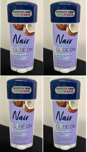 4 x  Nair Hair Remover Sensitive Skin Formula Glides Away Coconut Oil 3.... - £18.76 GBP