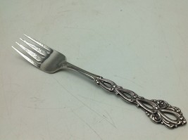 Oneida Community Stainless Salad Dessert Fork Chandelier Pattern Pierced... - $17.14