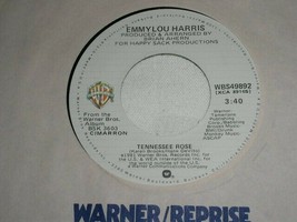 Emmylou Harris Tennessee Rose Mama Help 45 Rpm Record Vinyl Warner Bros Label - £12.75 GBP