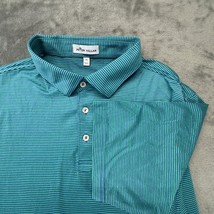 Peter Millar Polo Shirt Striped Golf Casual Short Sleeve Top XL - $34.17 CAD