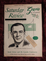 Saturday Review April 16 1949 Virginius Dabney George Bernard Shaw - £6.92 GBP