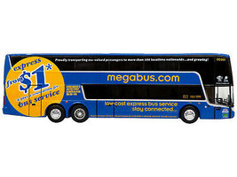 Van Hool TDX Double Decker Coach Bus Megabus M22 Boston to New York The Bus &amp; Mo - £50.47 GBP