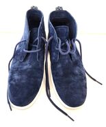 UGG Shoes Men&#39;s 11 Blue Suede Casual Sheepskin Lined Ankle Boots Sneakers - $454.01 MXN
