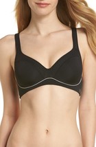 Natori 752147 Zen Convertible Underwire Sports Bra Sz 30D Black - $26.33
