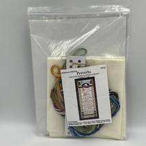 Design Works Proverbs Counted Cross Stitch Picture Craft Kit 9&quot; x 22&quot; NE... - $14.99