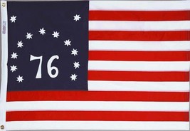 Bennington 76 Flag or The Fillmore Flag by Annin American Made USA 3x5 Ft Nylon - £42.49 GBP