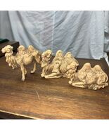 Vintage 1983 Fontanini Depose Italy Set Of 3 Camels stand lay Christmas ... - $740.13 MXN