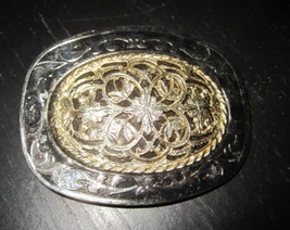 Vintage CLASSIC COWBOY RODEO Metal Belt buckle - $34.99