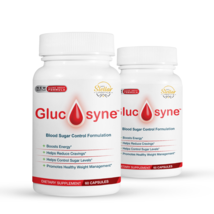 2 Pack Glucosyne, fórmula de control de azúcar en la sangre-60 Cápsulas x2 - $71.27