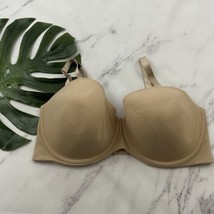 Cacique Womens Lightly Lined Multi Way Strapless Bra Size 42 G Nude Beige - $25.73