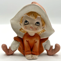 Vintage Homco 5213 Orange Fairy Elf Pixie Figurine U194-A - £15.94 GBP