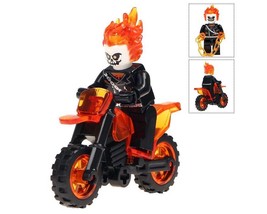 Ghost Rider Building Minifigure Bricks US - £7.46 GBP