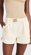 MWL Madewell Hiking Shorts Womens L Ivory Ripstop Stretch NEW - £39.45 GBP