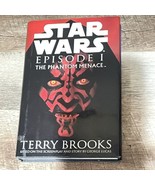 STAR WARS EPISODE 1 The Phantom Menace 1st Ed 1999 HC Book by Terry Brooks - $16.82
