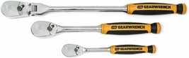 GearWrench 81203T 3 Pc 1/4" 3/8" Drive Mixed Ratchet Set, 90 Tooth Cushion Grip - £181.64 GBP