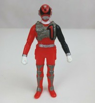 2004 Bandai Power Rangers SPD Sound Patrol Red Ranger 3.5&quot; Vinyl Figure - $19.39