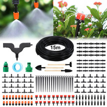 15M Micro Drip Irrigation Kit Drip UV-resistant Automatic Irrigation System for  - £32.71 GBP