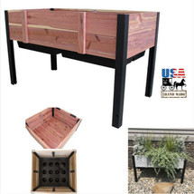 4&#39; x 2&#39; RAISED GARDEN BED - Red Cedar Elevated Plant Box - $649.97+