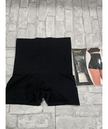 Spirit Shorts Women XL Black Solid High Waist Booty Stretch Halloween Cl... - $23.07 CAD