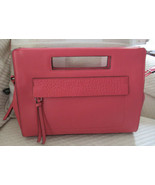 NWT Authentic Coach Bleeker Leather Small Pocket Clutch- Love Red/ 51194... - $79.37
