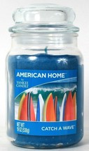 1 Count American Home By Yankee Candle 19 Oz Catch A Wave 1 Wick Glass Candle - £21.88 GBP