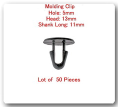 50 Pc Multi Purpose Molding Clip Retainer 90467-08004 Fits: Scion &amp; Toyota - £9.99 GBP