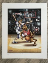 Scooby &amp; Shaggy TTU Texas Tech Basketball Fine Art Lithograph Print 16x20” - £46.39 GBP