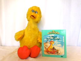 Big Bird Sesame Street Cassette Story Magic Plush Vintage 1986 Ideal Talking +  - $39.60