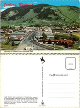 Wyoming Jackson Gateway to the Grand Teton Mountains National Park VTG Postcard - £7.51 GBP