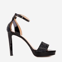 The Mars Platform Heel Black Leather Women's Sandal image 7