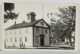 RPPC Granville Massachusetts Old Town Hall Real Photo Postcard Q14 - £15.88 GBP