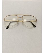 VTG New Europa Gold Tortoise Pilot Boston Flex Hinge Metal Eyeglasses 58... - $45.00