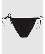 Reiss Everly Bikini Bottom in Black Gold Hardware Details $85, Sz 2, NWT! - €29,94 EUR