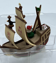 Ornament Christmas Hallmark Keepsake Santa Maria 1492- 1992 500 Years Vintage - £12.39 GBP