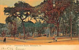 Philadelphia Pa~Independence SQUARE~1906 Rotograph Tinted Photo Postcard - £8.24 GBP