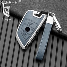 Leather Car Key Case Cover  Fob For  X1 X3 X5 X6 X7 1 3 5 6 7 Series G20 G30 G11 - £83.95 GBP